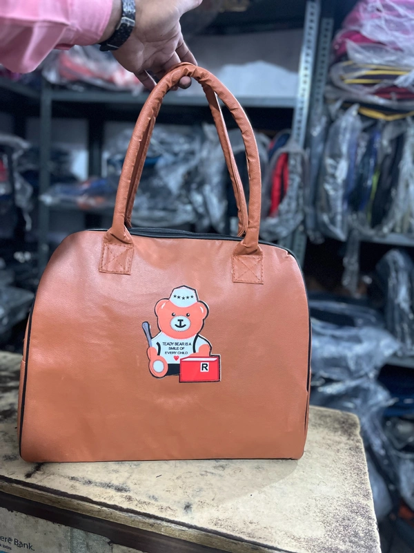 PBH P075 Teddy Bear Graphic Utility Bag / Duffle Bag/ Shopping Bag - Corn Harvest, 18*14*6