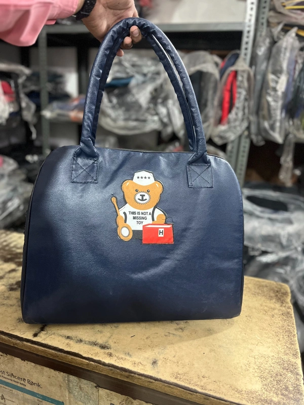 PBH P075 Teddy Bear Graphic Utility Bag / Duffle Bag/ Shopping Bag - Tolopea, 15*14*6