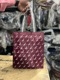 PBH P033 16*12*4 LUNCH BAG - Mehroon, 16*12*4