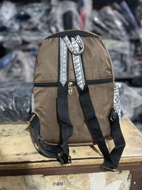 GUCCI PBH P072 14*12*6 Ethnic/Aztec Print Canvas Mini Backpack For Ladies/ Picnic - Spicy Mustard, 14*12*6