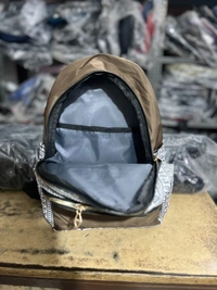 GUCCI PBH P072 14*12*6 Ethnic/Aztec Print Canvas Mini Backpack For Ladies/ Picnic - Spicy Mustard, 14*12*6