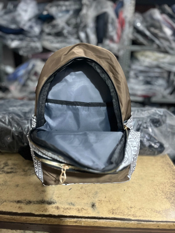 GUCCI PBH P072 14*12*6 Ethnic/Aztec Print Canvas Mini Backpack For Ladies/ Picnic - Spicy Mustard, 14*12*6