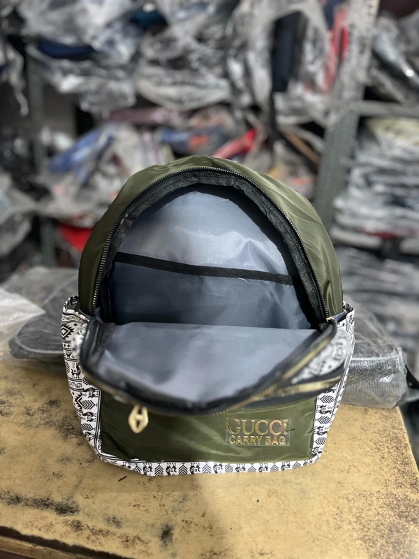 GUCCI PBH P072 14*12*6 Ethnic/Aztec Print Canvas Mini Backpack For Ladies/ Picnic - San Felix, 14*12*6