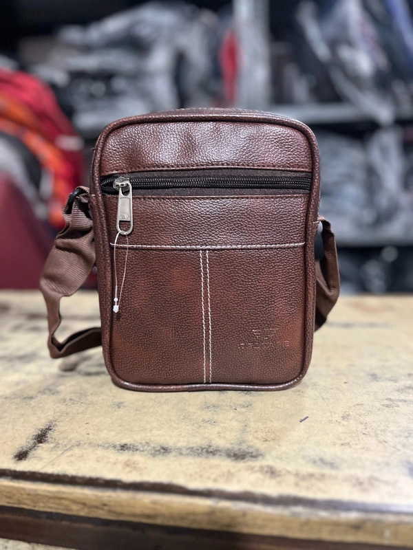 PBH P058 Compact Crossbody Shoulder Bag - BROWN, 9*7*4