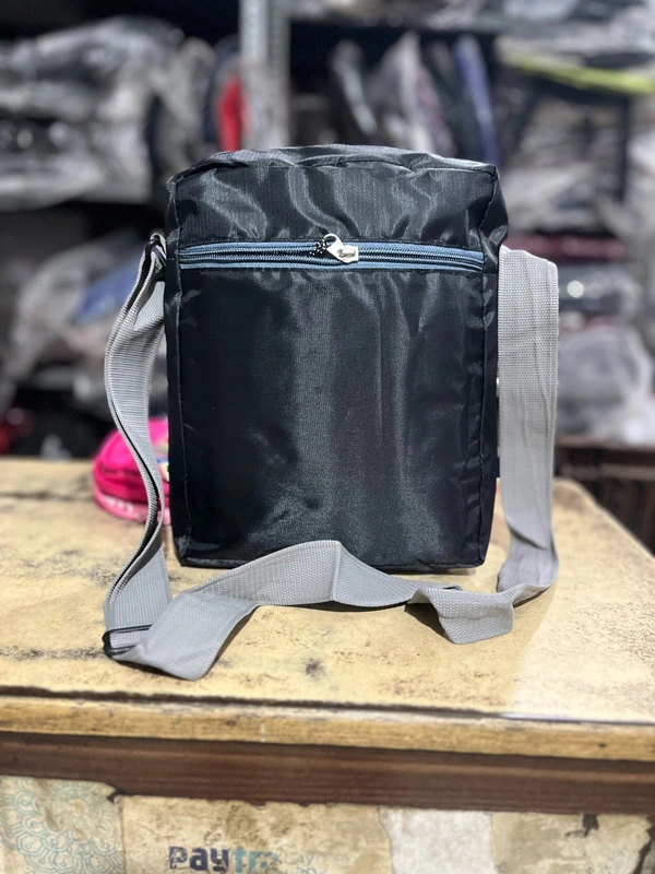 REEBOK PBH P061 Sporty Black Nylon Crossbody Bag 9*7*4 - Marshland, 9*7*4