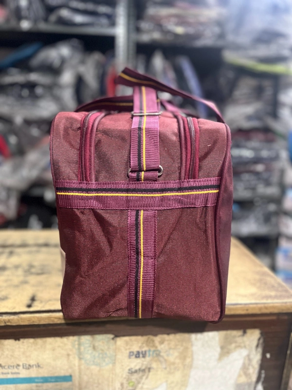 PBH P090 Trim Duffel Bag / Travel Bag 24*18*15 - Maroon, 24*16*15