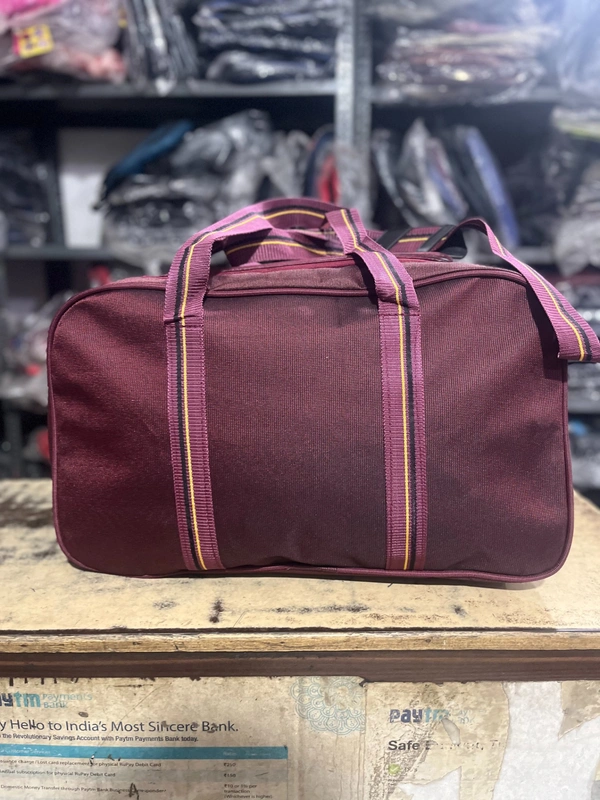 PBH P090 Trim Duffel Bag / Travel Bag 24*18*15 - Maroon, 24*16*15