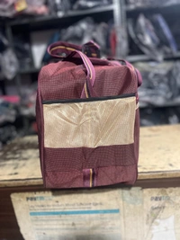 PBH P090 Trim Duffel Bag / Travel Bag 24*18*15 - Maroon, 24*16*15