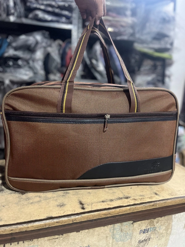 PBH P090 Trim Duffel Bag / Travel Bag 24*18*15 - Brown, 24*18*15