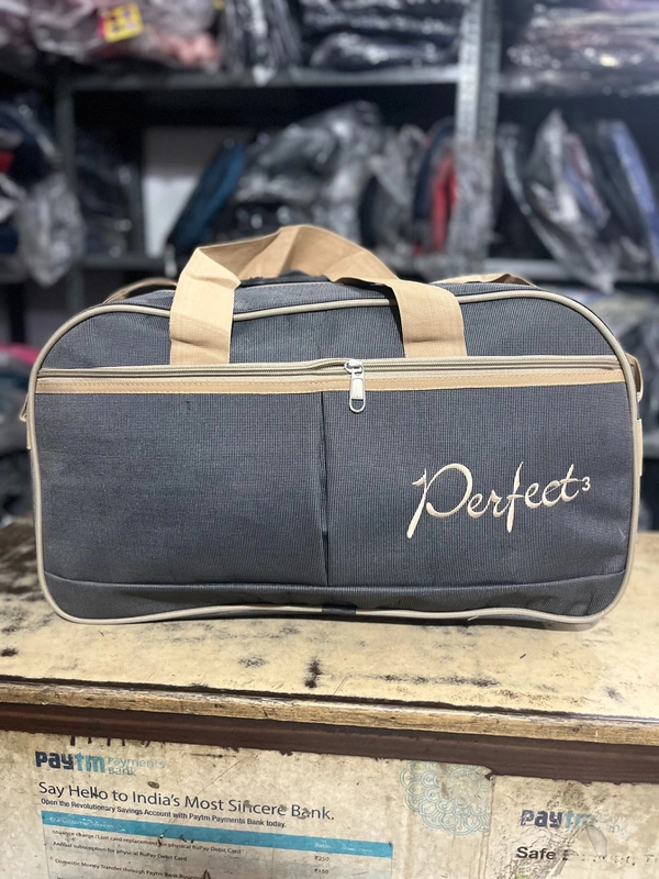 PERFECT PBH P094 PERFECT Two-Tone Travel/Utility Bag 24*18*12 - Dove Gray, 24*16*12