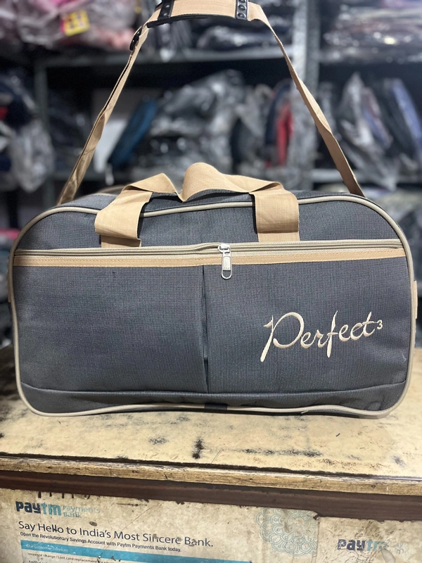 PERFECT PBH P094 PERFECT Two-Tone Travel/Utility Bag 24*18*12 - Dove Gray, 24*16*12