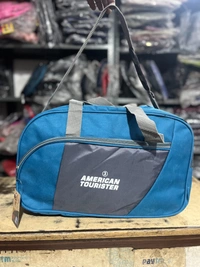 AMERICAN TOURISTER PBH p099 American Tourister Red & Black Duffel Bag 20*16*10 - Deep Sapphire, 20*16*10