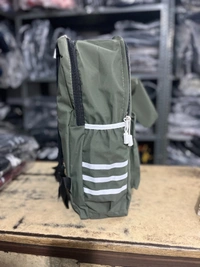 PBH P106 18*14*5 Fun & Functional Black Backpack with "Smile" Design Ladies Backpack - Green House, 18*14*5