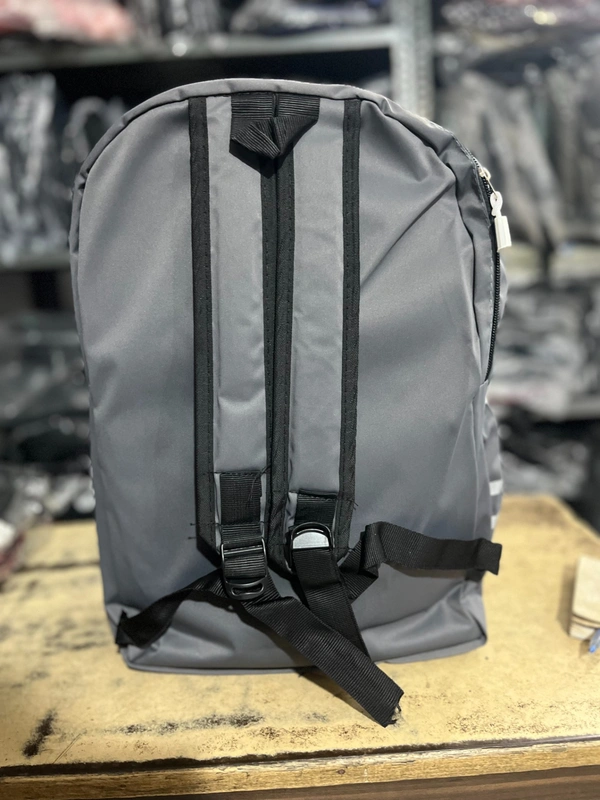 PBH P106 18*14*5 Fun & Functional Black Backpack with "Smile" Design Ladies Backpack - Dove Gray, 18*14*5