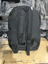 PBH P106 18*14*5 Fun & Functional Black Backpack with "Smile" Design Ladies Backpack - Midnight Moss, 18*14*5