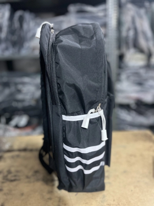 PBH P106 18*14*5 Fun & Functional Black Backpack with "Smile" Design Ladies Backpack - Midnight Moss, 18*14*5