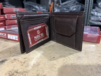 NICE "Nice" Real Leather Wallet / Gents Purse - Madras, 5*4