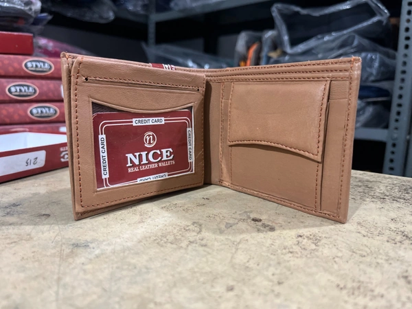 NICE "Nice" Real Leather Wallet / Gents Purse - Domino, 5*4