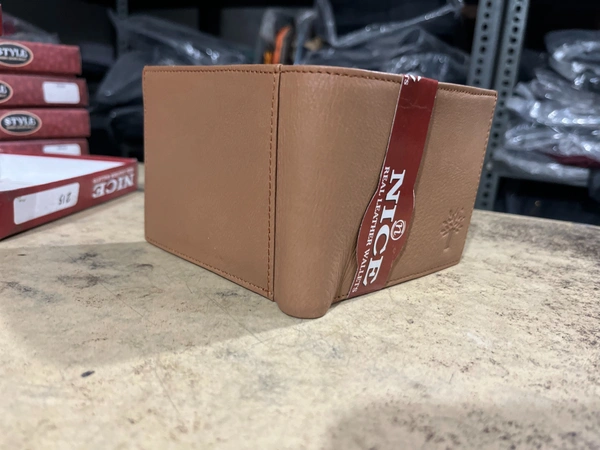 NICE "Nice" Real Leather Wallet / Gents Purse - Domino, 5*4