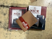 NICE "Nice" Real Leather Wallet / Gents Purse - Domino, 5*4