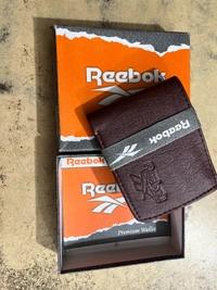 Reebok Men’s Premium Bifold Wallet - Van Cleef, 5*4