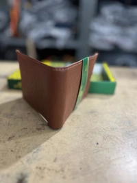 Woodland Leather Bifold Wallet / Gents Purse - Corn Harvest, 4*5