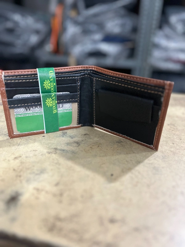 Woodland Leather Bifold Wallet / Gents Purse - Corn Harvest, 4*5