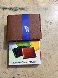 Classic Bi-Fold Wallet with Branded Accent Gents Purse - Rich Gold, 5*4