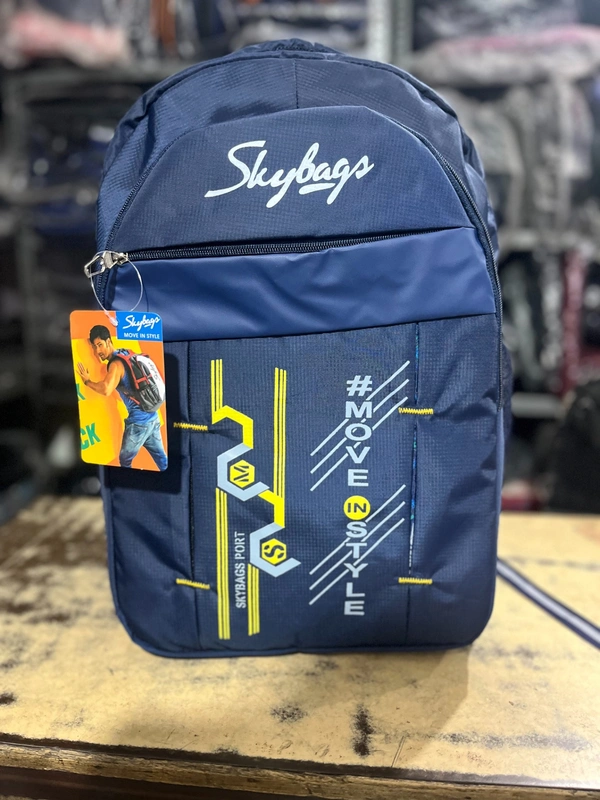 SKYBAG PBH P0109 18*14*6 Skybags Port "Move in Style" Backpack - Black Rock, 18*14*6