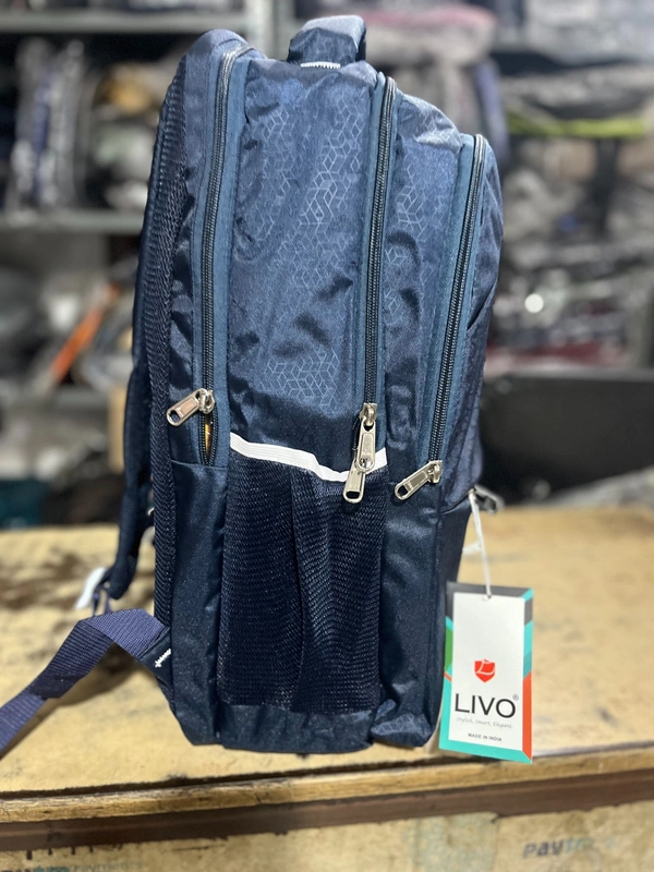 LIVO PBH P0112 18*14*8 LIVO Premium Multipurpose Backpack - Black Rock, 18*14*8