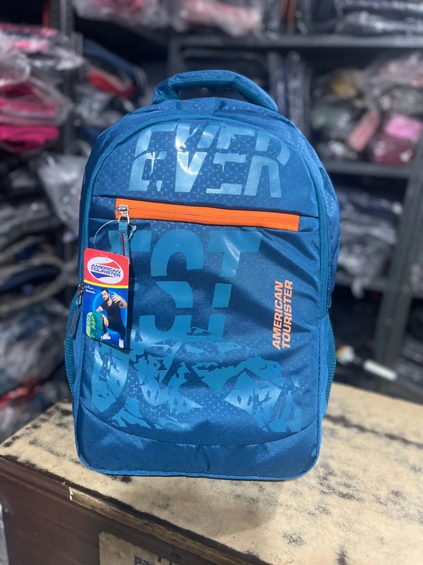 Ameican Tourister PBH P0136 18*14*8 Lower Padded Laptop American Tourister Soft Multi Compartment Backpack - Chathams Blue, 18*14*8