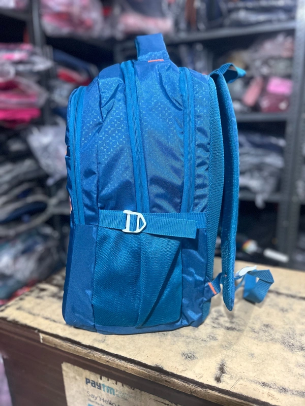 Ameican Tourister PBH P0136 18*14*8 Lower Padded Laptop American Tourister Soft Multi Compartment Backpack - Chathams Blue, 18*14*8