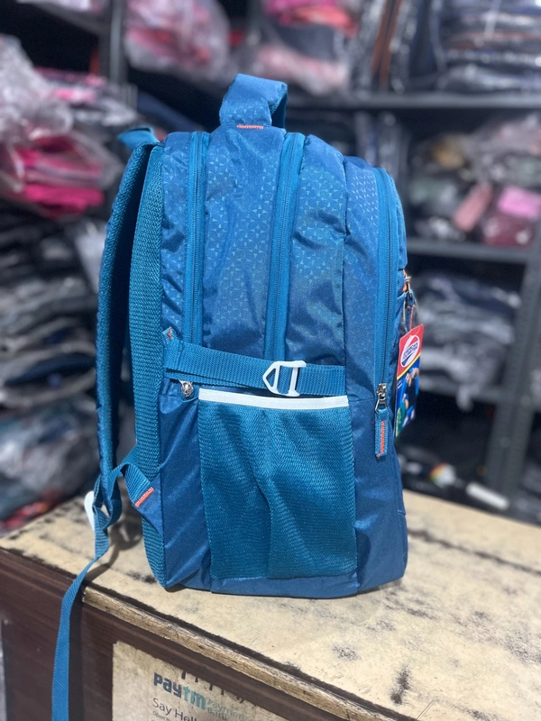 Ameican Tourister PBH P0136 18*14*8 Lower Padded Laptop American Tourister Soft Multi Compartment Backpack - Chathams Blue, 18*14*8
