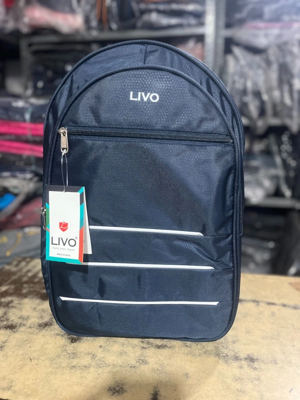LIVO PBH P0137 18*14*8 Lower Padded LIVO Multi-Compartment Everyday Backpack - Deep Cove, 18*14*8