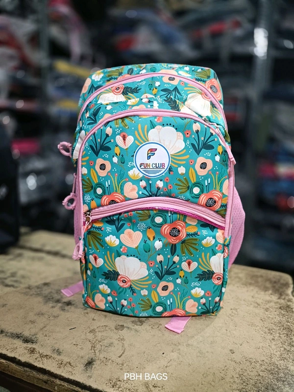 Pbh P003  Print 16*12*6 Soft Backpack - 16*12*6, Green