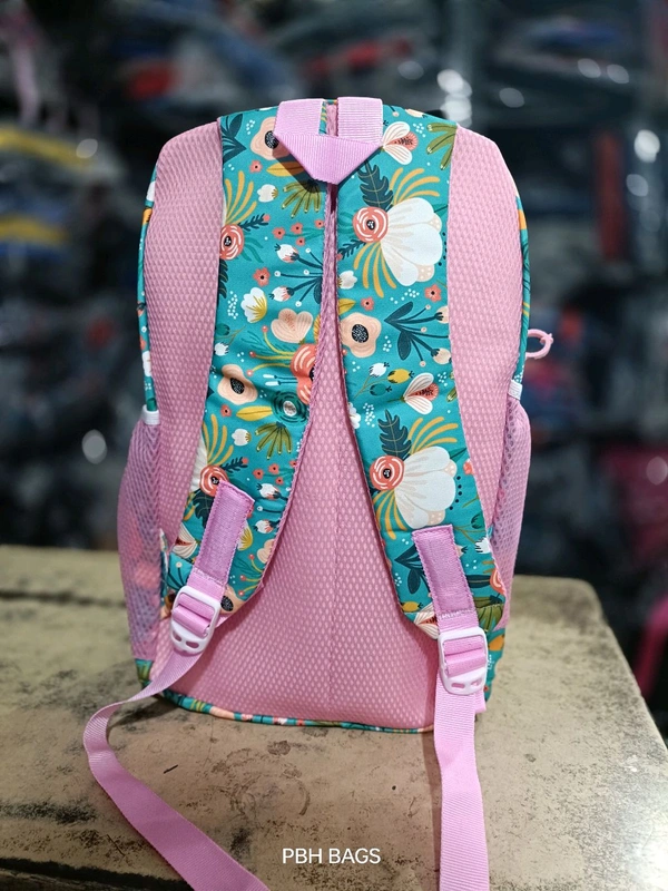 Pbh P003  Print 16*12*6 Soft Backpack - 16*12*6, Green