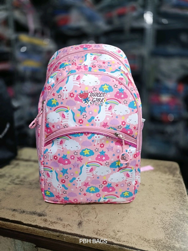 Pbh P003  Print 16*12*6 Soft Backpack - 16*12*6, Pink Flamingo