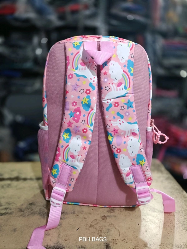 Pbh P003  Print 16*12*6 Soft Backpack - 16*12*6, Pink Flamingo