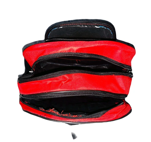 Pbh P005 Small Backpacks - 12*10*5, Red and Black