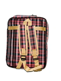 PBH P006 Check Backpack - 14*10*5, Red