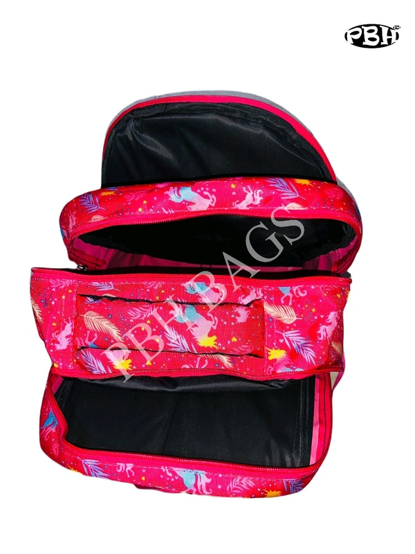 Pbh P024 Print Backpacks - PINK, 18*14*6