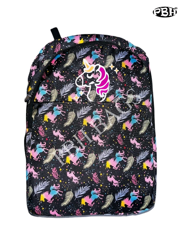 Pbh P024 Print Backpacks - Black, 18*14*6