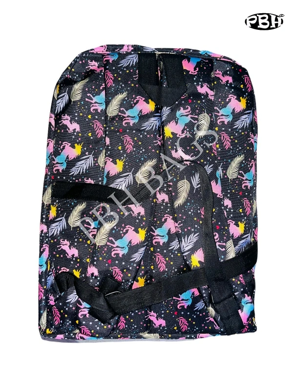 Pbh P024 Print Backpacks - Black, 18*14*6