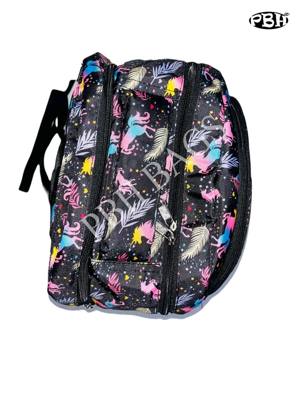 Pbh P024 Print Backpacks - Black, 18*14*6