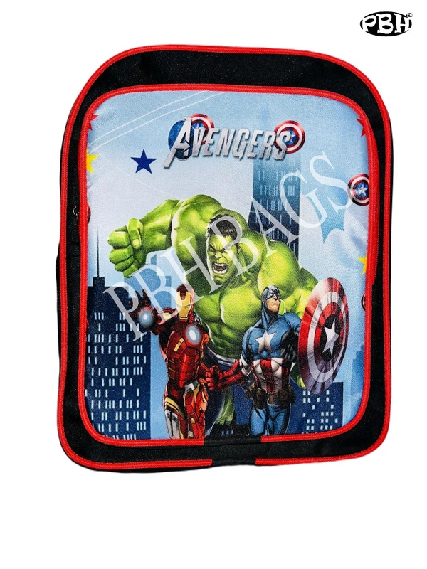 Pbh P013 Small Backpack - Red Black, 16*14*5