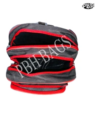 Pbh P013 Small Backpack - Red Black, 16*14*5