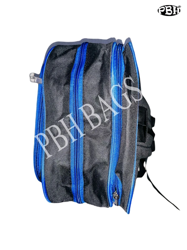 Pbh P013 Small Backpack - Royal Blue Black, 16*14*5