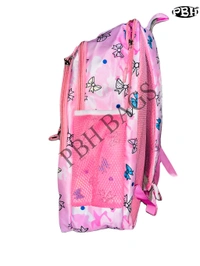 Pbh P028 Print Backpack - Pink Lace, 18*14*5