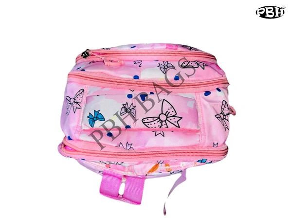 Pbh P028 Print Backpack - Pink Lace, 18*14*5