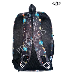 Pbh P028 Print Backpack - Black, 18*14*5